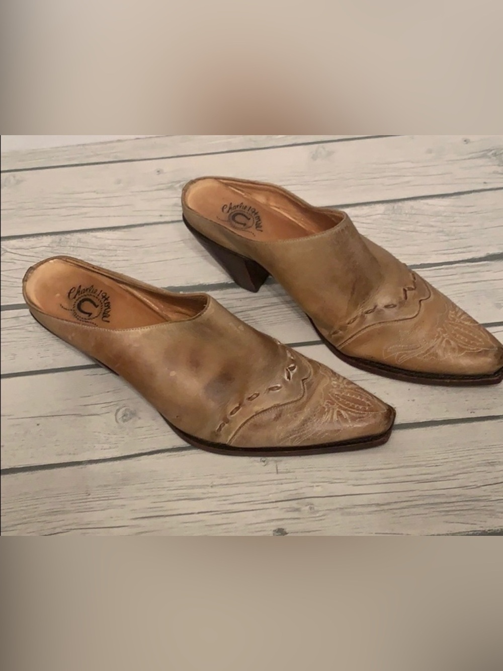 Charlie Horse Cowboy Mules Sz 9